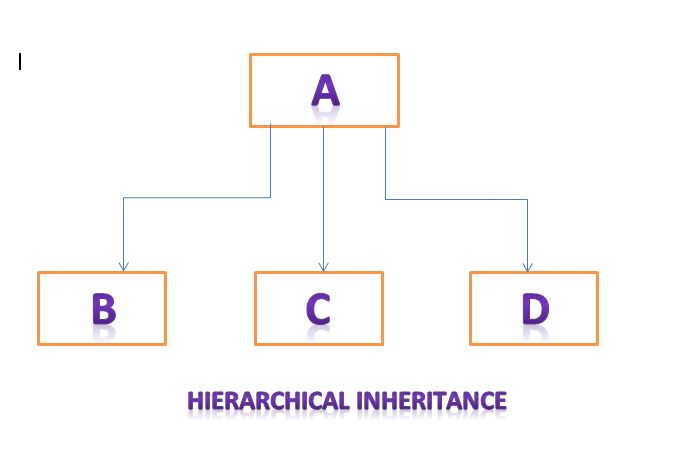 hierarchical inheritance pic in c++