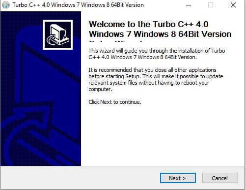how to install turbo c++ ide in windows