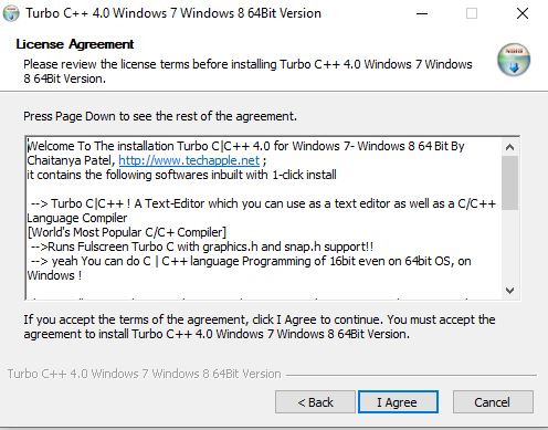 how to install turbo c++ ide in windows
